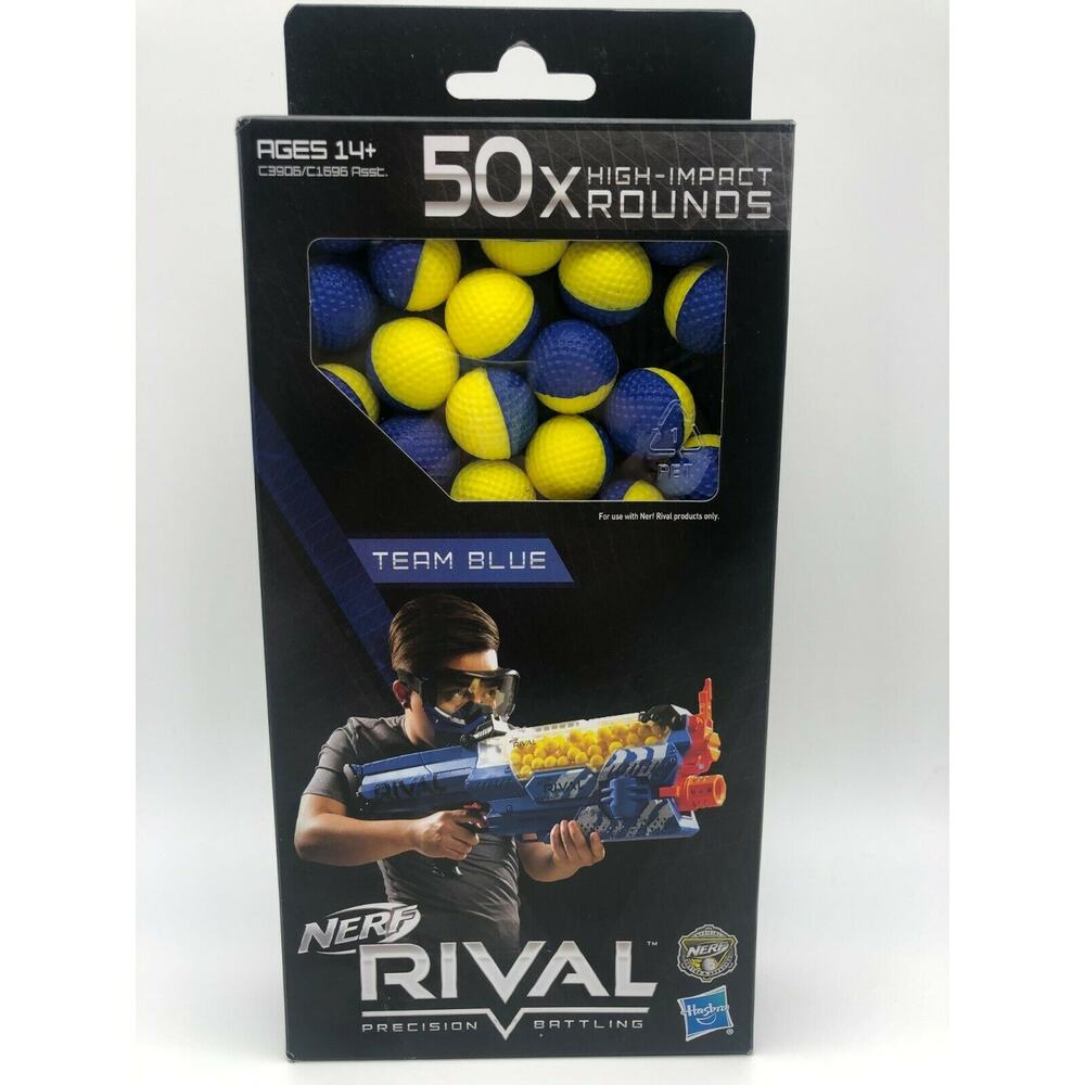 Nerf Rival 50 High Impact Rounds Team Blue New - Picture 3 of 12